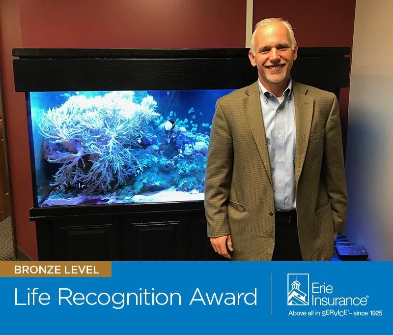 Erie Insurance Bronze Life Recognition Award
